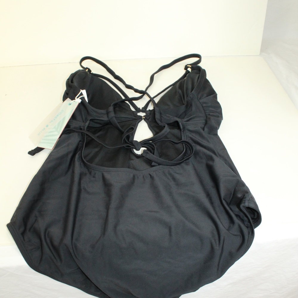 NWT  Keyhole Cut Out 1 PC Swimsuit L - Picture 6 of 8